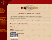 Tablet Screenshot of oldsjunction.classicoldsmobile.com